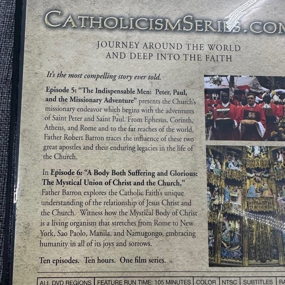 Catholicism EPISODES 5&6 DVD Very Rev. Robert E. Barron Journey around the world - Picture 5 of 10